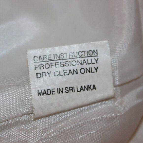 Sandro Vintage White Linen High Rise Straight Leg Trousers Pants Women's Size 12 - Picture 10 of 15